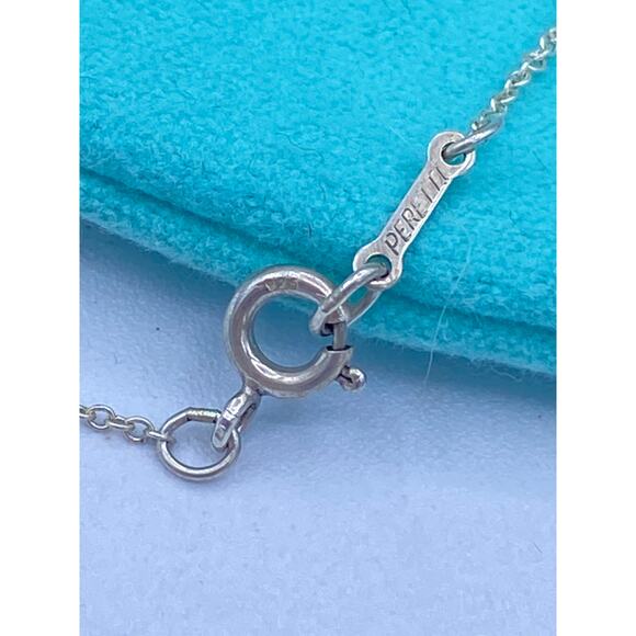 Tiffany & Co. Elsa Peretti Large Bean Pendant Necklace - Sterling Silver 16" - Picture 10 of 10